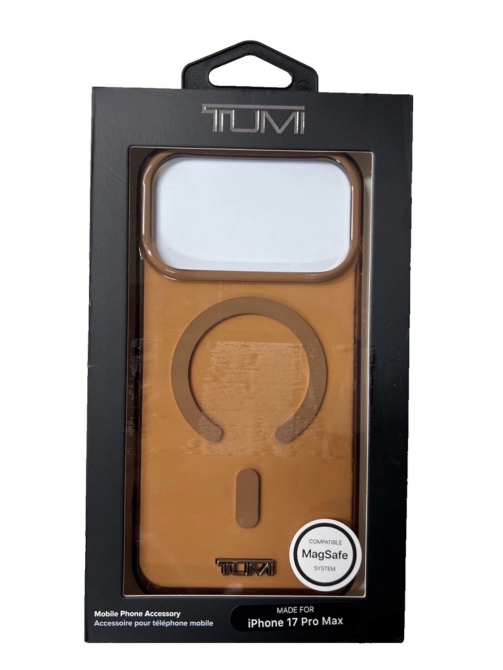 NEW IN BOX TUMI IPHONE 17 PRO MAX CASE- BROWN